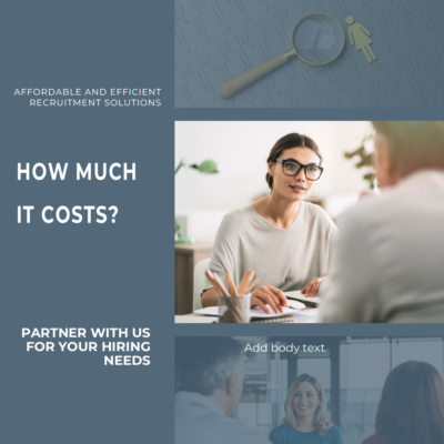 What is the price of recruitment agency services? How much does it cost?