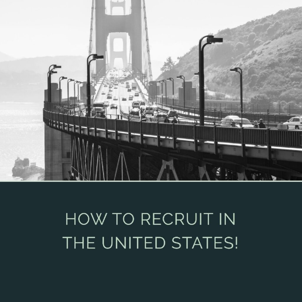International recruitments in the US