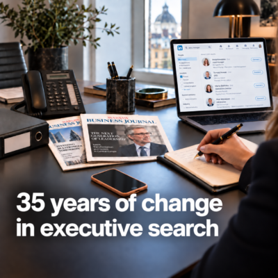 From Phone Books to AI. How Executive Search Has Changed.